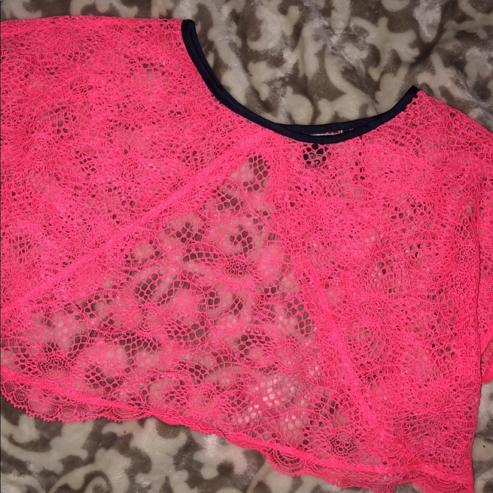 Victoria’s Secret bathing suit cover-up top.